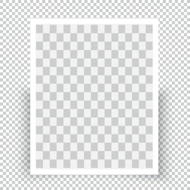 Gerçekçi boş fotoğraf çerçevesi broşür mockup kapak şablonu