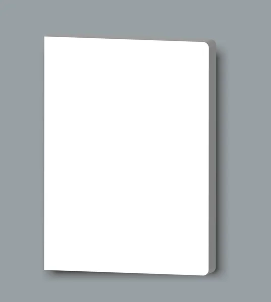 Poster Blank brochure mockup cover template. — Stock Vector