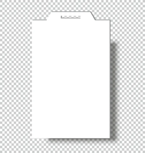 Etiquetas de nombre en blanco Mockup. Vector Ilustración de la tarjeta de identidad Plantilla de cubierta de maqueta de tarjeta . — Archivo Imágenes Vectoriales