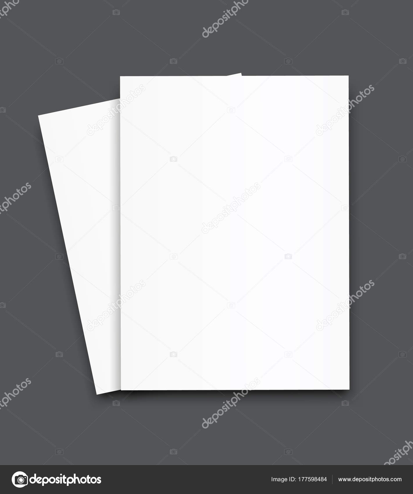 Download Catalogo Em Branco Modelo De Capa De Mockup Brochura Paisagem Vetores De Stock C Kednert 177598484 PSD Mockup Templates