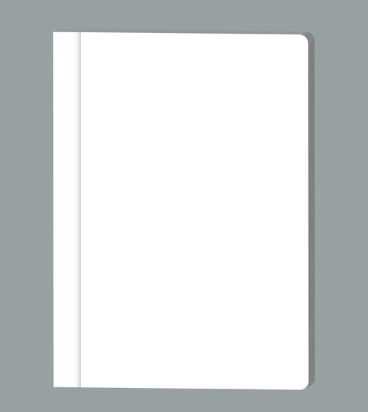 Cartel Folleto en blanco plantilla de cubierta de maqueta . — Vector de stock