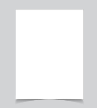 Blank poster bi fold brochure mockup cover template clipart