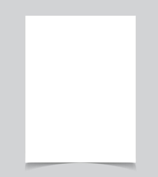 Шаблон макета обложки брошюры "Бланк в два раза"
