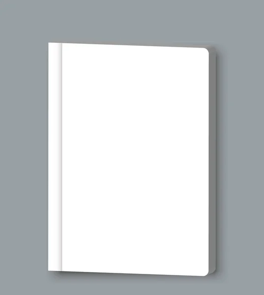 Modelo de capa de mockup de brochura em branco de pôster . —  Vetores de Stock