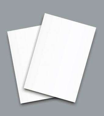 Boş Bi kat broşürü mockup kapak şablonu
