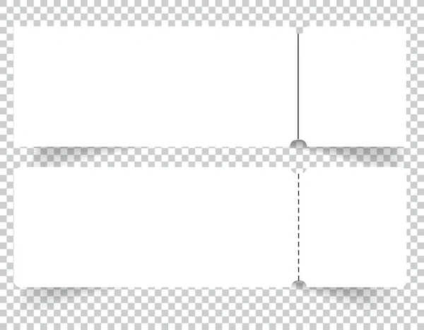Набір пусті подією концерт квиток макет шаблону. Концерт, партії або фестиваль шаблон оформлення квитка. — стоковий вектор