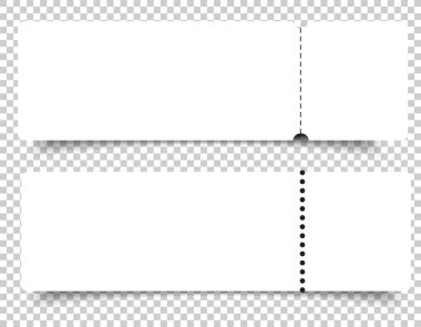 Boş olay konser bilet mockup şablon kümesi. Konser, parti ya da festival bilet tasarım şablonu.