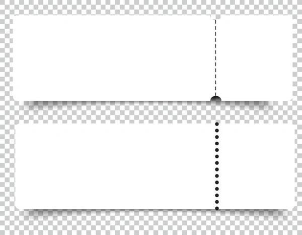 Набір пусті подією концерт квиток макет шаблону. Концерт, партії або фестиваль шаблон оформлення квитка. — стоковий вектор