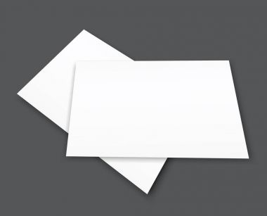 Boş katalog manzara broşür mockup kapak şablonu