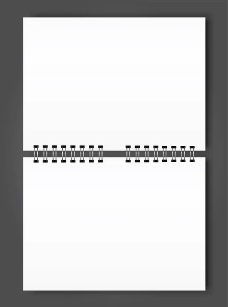 Modèle de couverture de maquette de calendrier portable carré vide — Image vectorielle