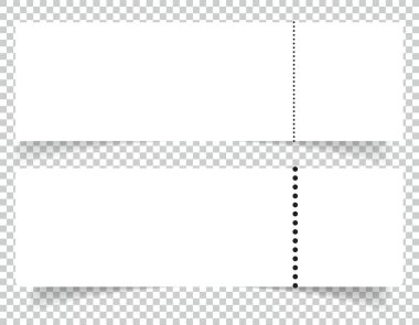 Boş olay konser bilet mockup şablonu. Konser, parti ya da festival bilet tasarım şablonu