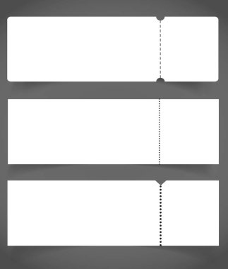 Boş olay konser bilet mockup şablonu. Konser, parti ya da festival bilet tasarım şablonu
