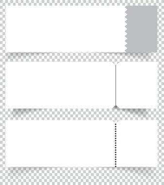 Boş olay konser bilet mockup şablonu. Konser, parti ya da festival bilet tasarım şablonu