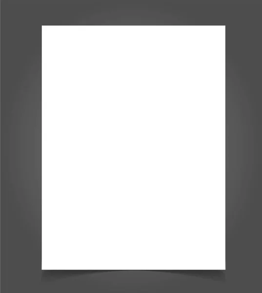 Blank poster bi fold brochure mockup cover template — Stock Vector