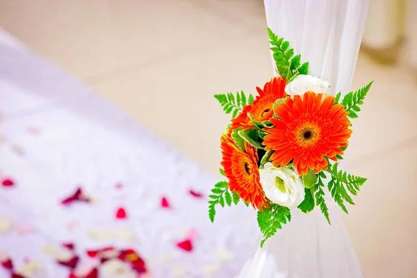 Decoração de casamento, buquê de flores — Fotografia de Stock