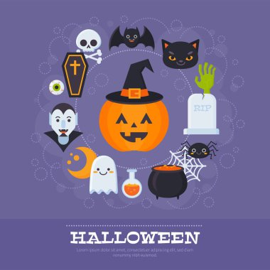 Düz Cadılar Bayramı afiş