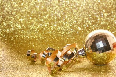 Noel altın glitter arka plan