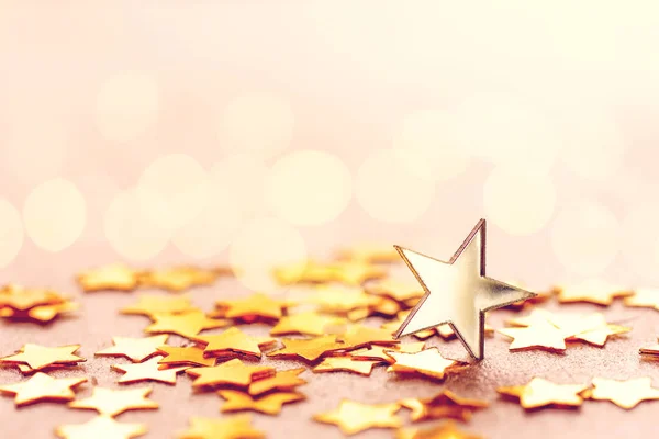 Holiday golden star — Stockfoto