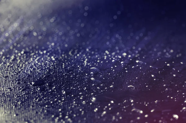 Black wet surface, water droplets — Stock Photo, Image