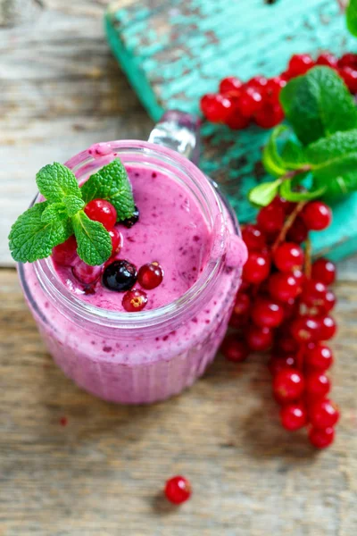 Berry smoothie for well being and healthy lifestyle.
