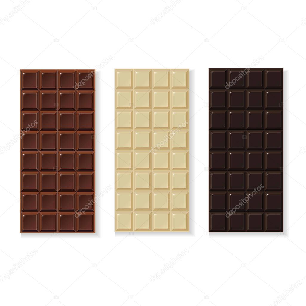 Chocolate milk, dark, white, vector handmade, bio isolated on white