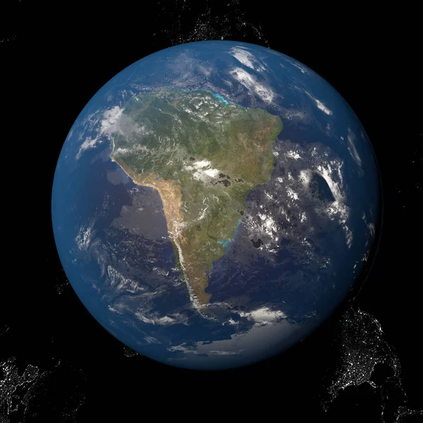 América del Norte Canadá EE.UU. desde el espacio . — Foto de Stock