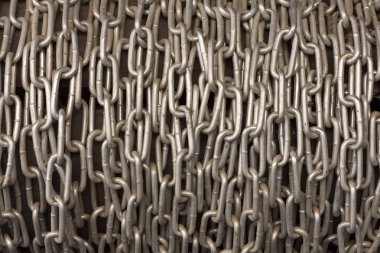 Zincir yığın metal arka plan doku fotoğraf
