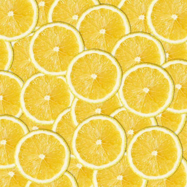Rodajas de limón amarillo — Foto de Stock