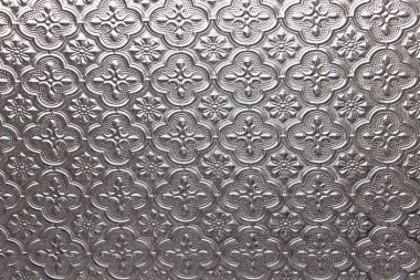 Cam çiçek desenli doku