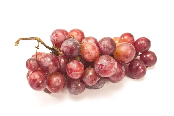 Red grapes isolated on white background — Stock Photo, Image