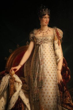 Josephine 'i İmparatoriçe olarak temsil eden resim.