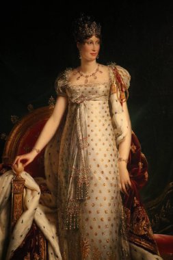 Josephine 'i İmparatoriçe olarak temsil eden resim.