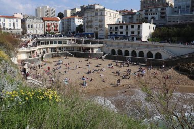 Biarritz 'deki eski Liman Sahili