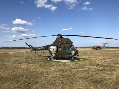 Ukrayna 'daki eski Sovyet helikopteri