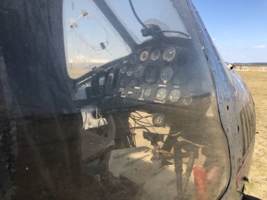 Ukrayna 'daki eski Sovyet helikopteri
