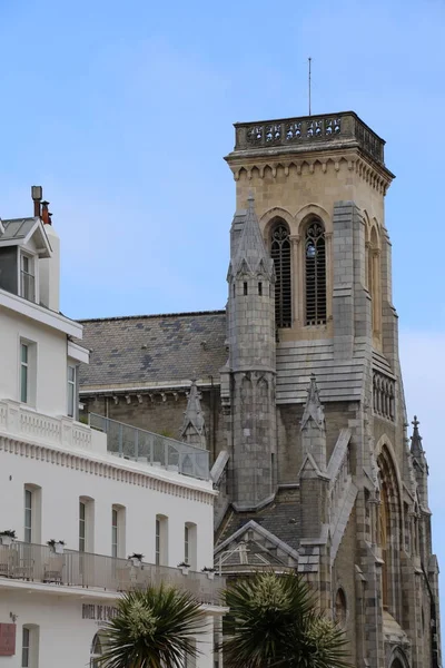 Sainte Eugnie Church City Biarritz — Stock Photo, Image