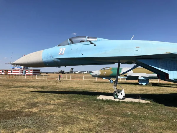 Старый Советский Истребитель Украине — стоковое фото