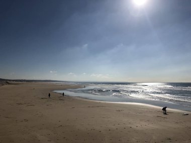 Costa da Caparica Plajı, Portekiz