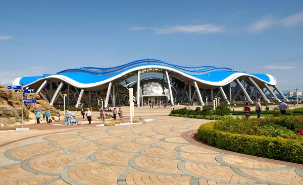 Vladivostok, Rusya - 13 Eylül 2016: Primorsky akvaryum, inci
