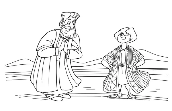 Jacob onun oğlu Joseph yeni renkli elbise verdi