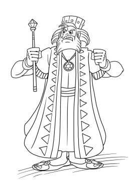 Noel hikayesi. Kral Herod çok kızmış.