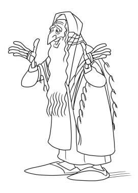 Noel hikayesi. Simeon dindar Mesih sevinir.