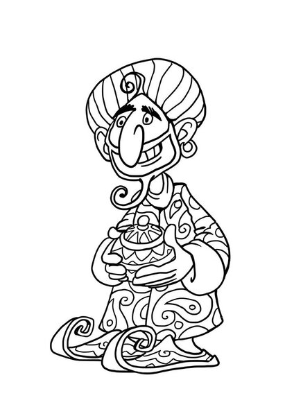 Christmas Story. The Wise Man with a Gift.