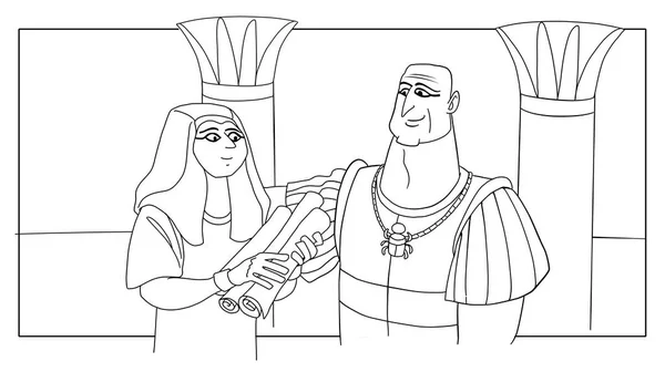 Joseph slaaf in het huis van Potifar in Egypte — Stockfoto