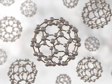 Bilim atom moleküler Dna modeli yapısı, 3d render