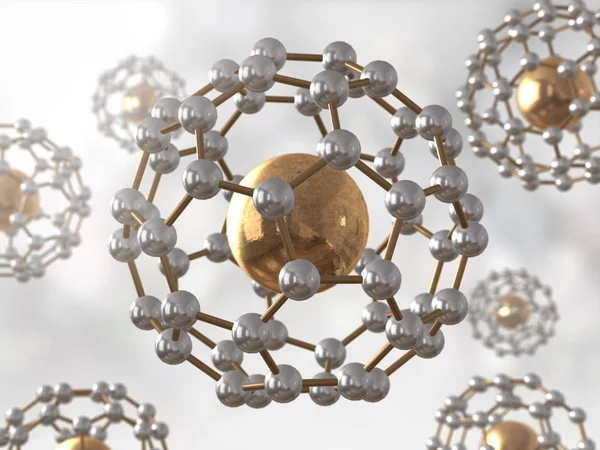 Science Molecule DNA Model Structure,3d rendering,