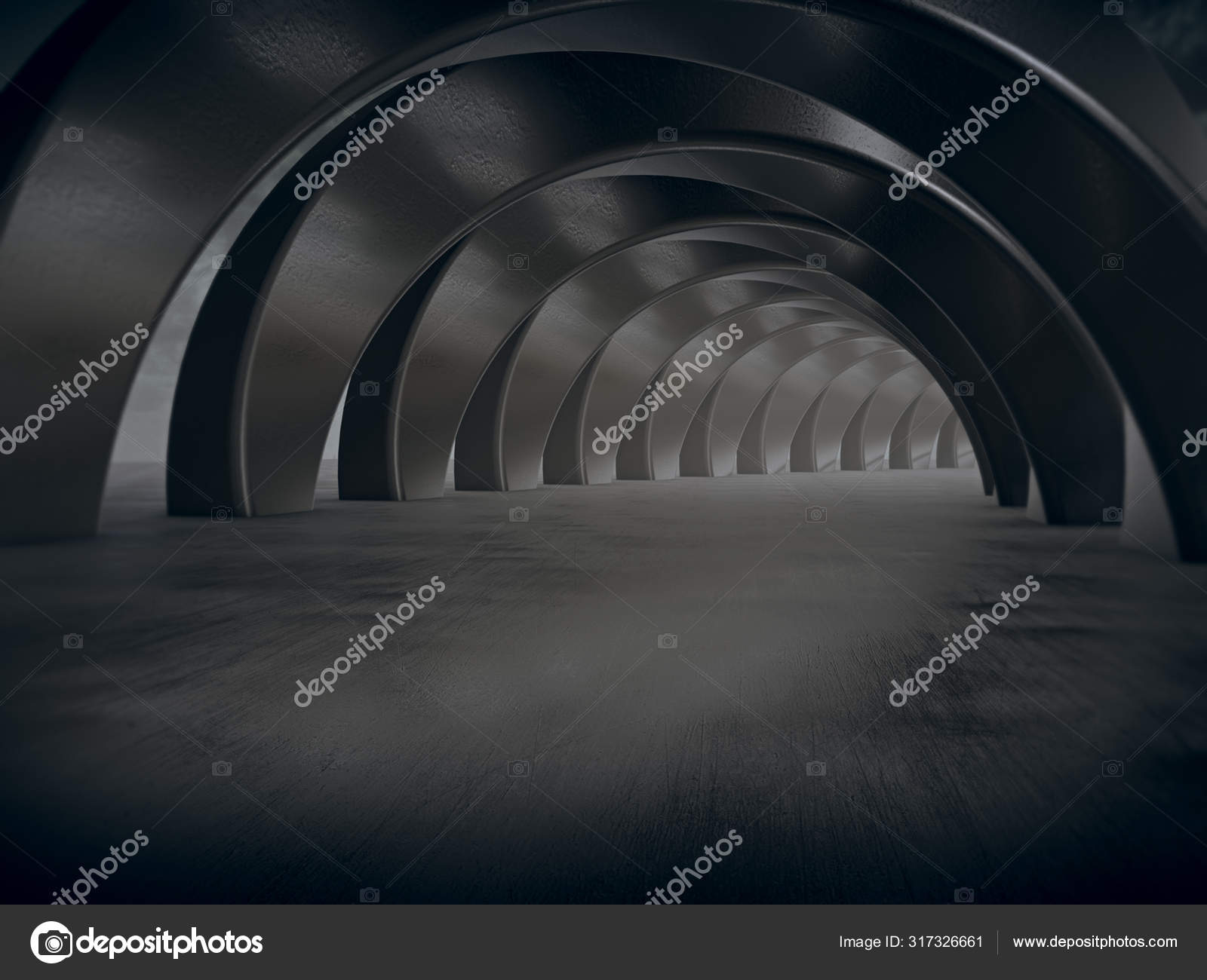 Abstract Structure Product Showcase Background Long Tunnel Rendering Stock  Photo by ©jm1366 317326661