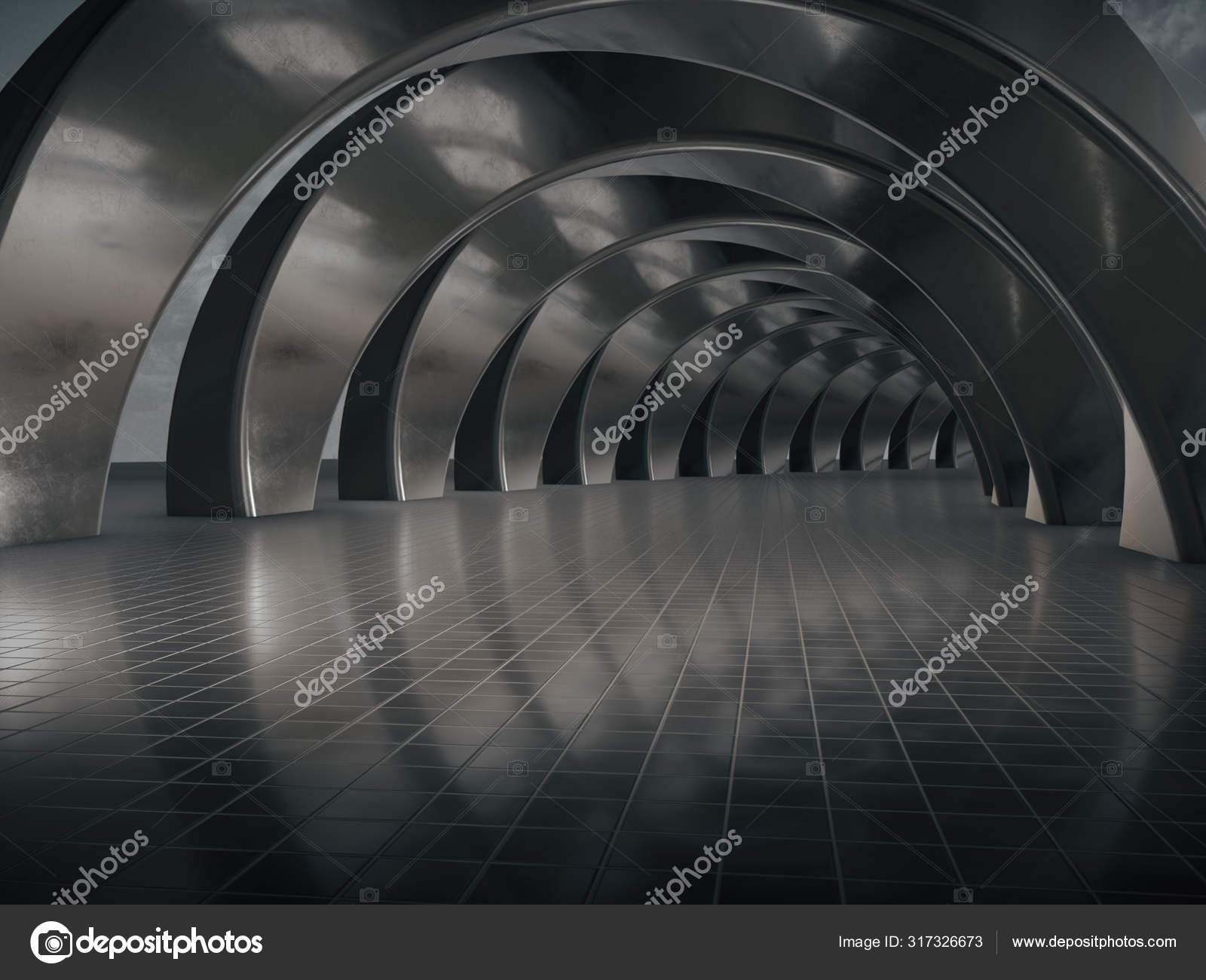 Abstract Structure Product Showcase Background Long Tunnel Rendering Stock  Photo by ©jm1366 317326673