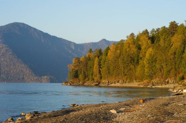 Bled Gölü çakıl plajı