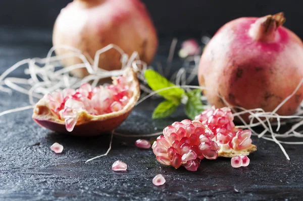 Sweet pink pomegranates — Stock Photo, Image